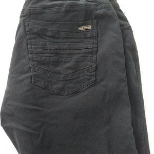 Black pants stretch fit